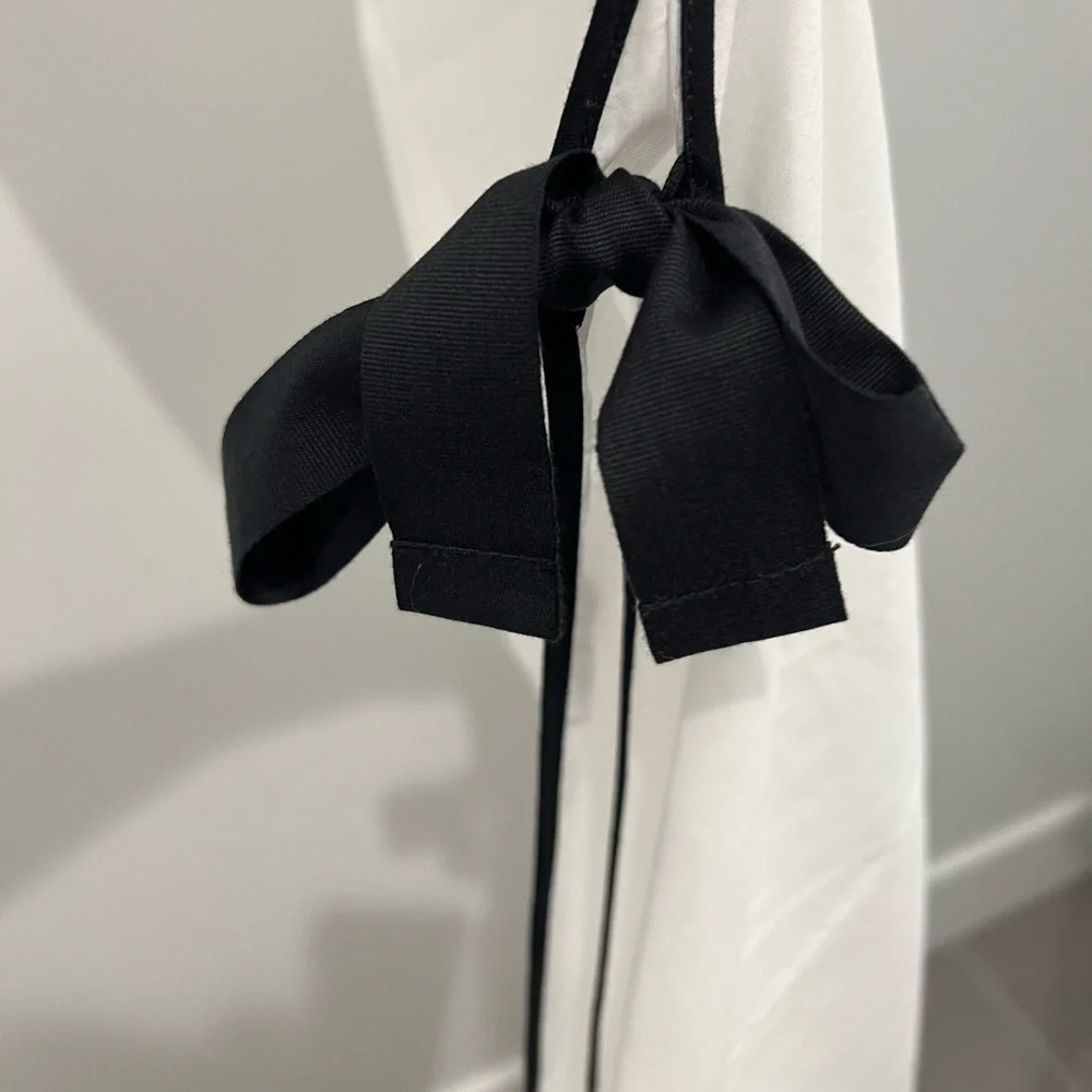 Authentic Chanel Short White Linen Garment Bag New